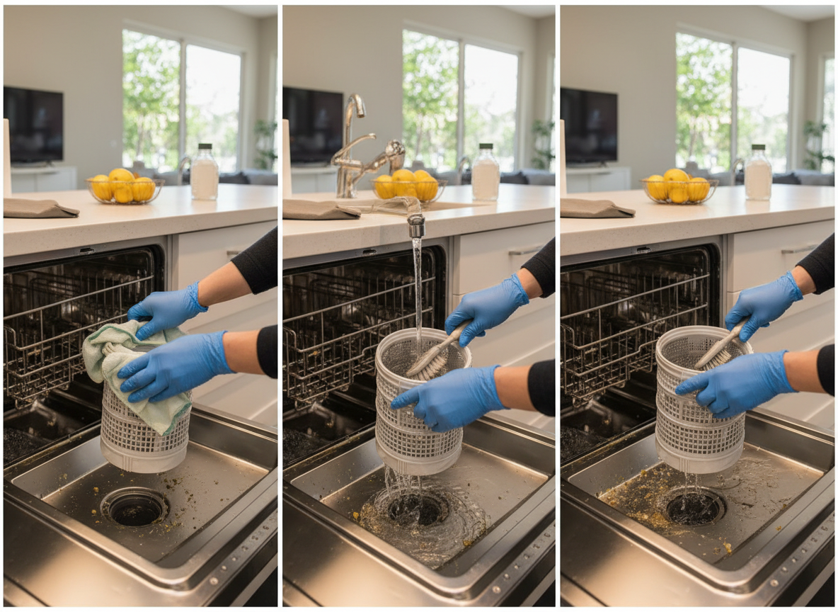 Step-By-Step Guide to Cleaning Dishwasher Filters in Local Homes
