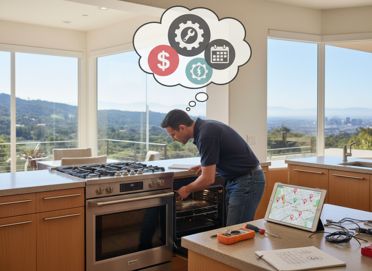 What Affects Oven Repair Costs Around Cupertino